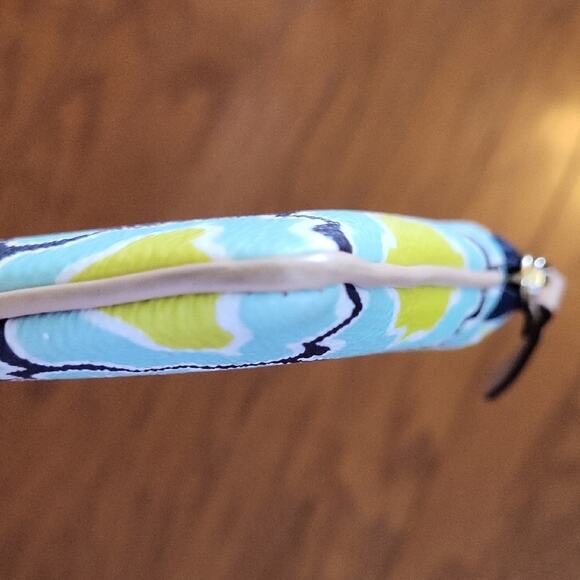 Kate Spade Geometric Blue and Yellow Tablet Holder / Zippered pouch - Picture 8 of 11